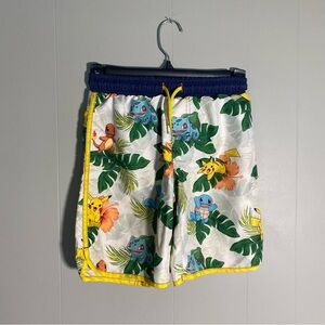 Pokémon Boys Swim Trunks Size 8 – Pikachu Squirtle Charmander Bulbasaur